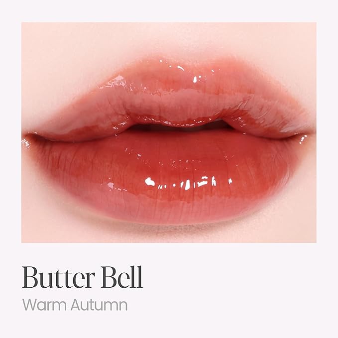 Espoir Couture Lip Tint Glaze #11 Butter Bell 0.14oz | Volumizing Lip Stain with Syrupy Shine | Long-Lasting & Vibrant Color for Radiant Lip Look | Moisturizing & Glossy Lip Tint | Korean Lip Makeup-Velvo Beauty