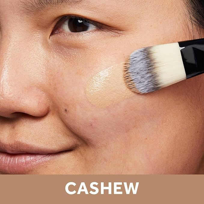 No7 Lift & Luminate Triple Action Serum Foundation - Liquid Makeup with SPF 15 for a Dewy, Glowy Base - Radiant Formula for Mature Skin - Cashew (30ml)-Velvo Beauty