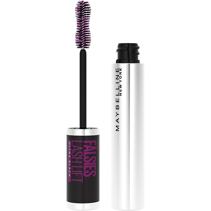 Maybelline The Falsies Lash Lift Washable Mascara Volumizing, Lengthening, Lifting, Curling, Multiplying, Eye Makeup, Ultra Black, 1 Count-Velvo Beauty