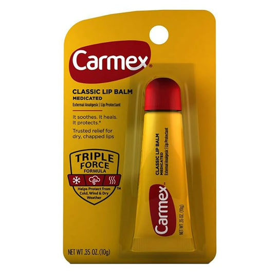 Carmex - Lip Moisturizing Tube, Original Balm - 0.35 Oz (3 each) Body Care/Beauty Care/Bodycare/BeautyCare...-Velvo Beauty