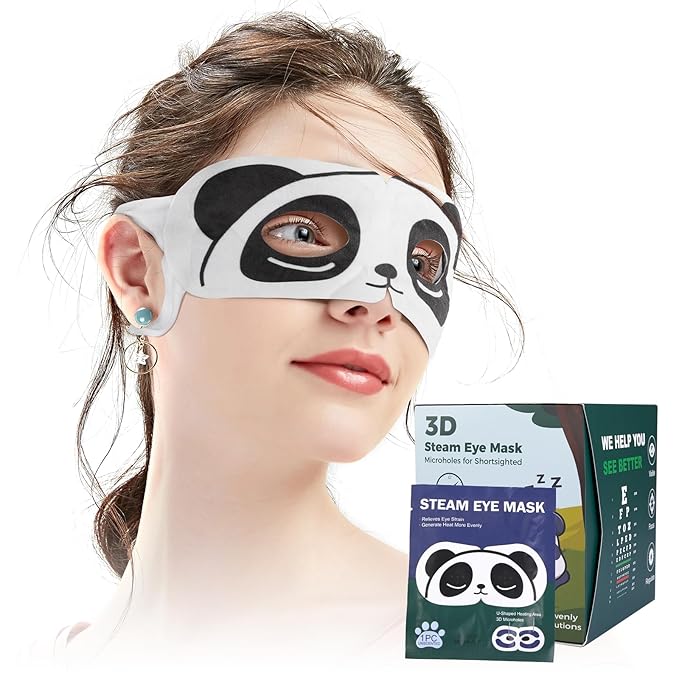 3D Steam Eye Masks for Dry Eyes, 20-Pack Warm Eye Mask, Relief Eye Fatigue & Dark Circle, Heat Sleep Eye Mask for Puffy Eyes, Disposable Eye Mask, Moist Hot Compress Eye Patch for Sleeping, Unscented-Velvo Beauty