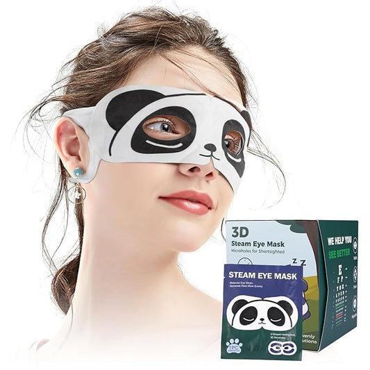 3D Steam Eye Masks for Dry Eyes, 20-Pack Warm Eye Mask, Relief Eye Fatigue & Dark Circle, Heat Sleep Eye Mask for Puffy Eyes, Disposable Eye Mask, Moist Hot Compress Eye Patch for Sleeping, Unscented-Velvo Beauty
