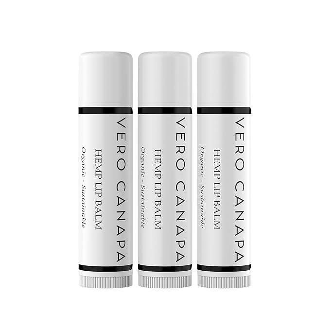 Natural Organic Hemp Lip Balm with SPF - 3 Pack | Lip Moisturizer |Sunscreen Lip Balm | SPF Lip Balm | Lip Care | Lip Balm Hydrating | Lip Balm Bulk | Lip Balm SPF | Lip Care Products-Velvo Beauty