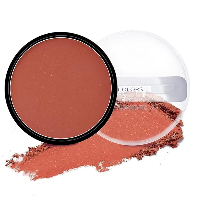 Boobeen Powder Blush Matte Blush, Highly Pigmented Beauty Cream Blush Palette for Create A Natural Cheek Flushed Look, Rich Colors (C-07)-Velvo Beauty