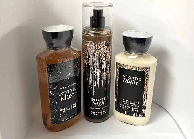 Into the Night - 3 pc Bundle - Daily Trio - Shower Gel, Fine Fragrance Mist & Super Smooth Body Lotion-Velvo Beauty