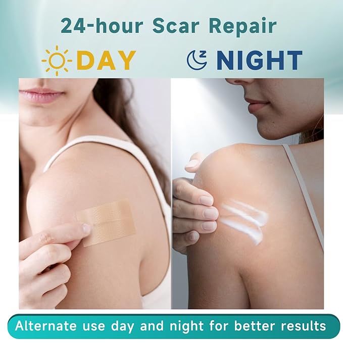 Scar Suite Bundle, Advanced Silicone Scar Cream and Scar Sheets, Advanced Scar Treatment for Surgery, Burns, and Injuries, Professional Grade Results-Velvo Beauty