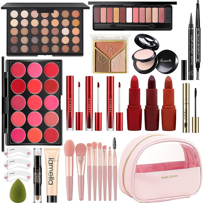 All In One Full Makeup Kit for Women,Professional Makeup kit,Multipurpose Makeup Sets, Beginners and Professionals Alike-Velvo Beauty