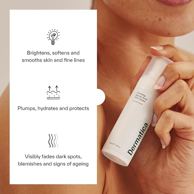 Dermatica Brightening & Barrier Repair Kit, Caring Squalane Cleanser (150ml), Clarifying Azelaic Acid 15% Cream (30ml), Nourishing Ceramide + Peptide Moisturiser (50ml)-Velvo Beauty