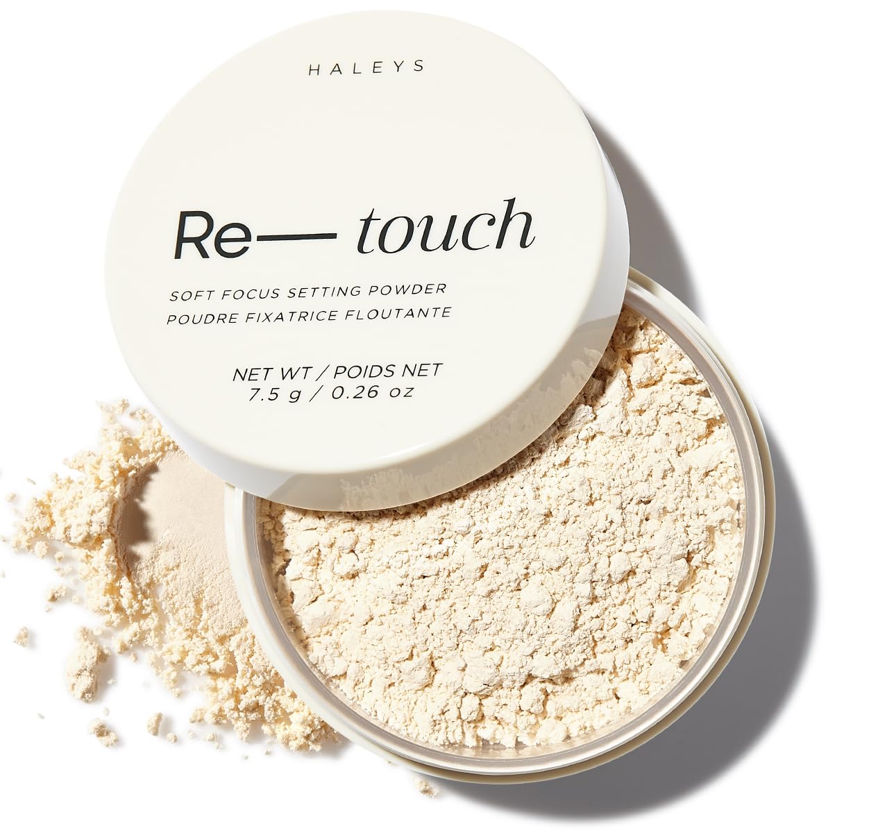 HALEYS Re-touch Setting Powder VEGAN + CRUELTY-FREE, Ultra-Blurring, Lightweight, Non-Caking, Nourishes, Smoothens for Filter-Like Finish, Soft Focus Translucent Loose Powder (Honey Shade)-Velvo Beauty