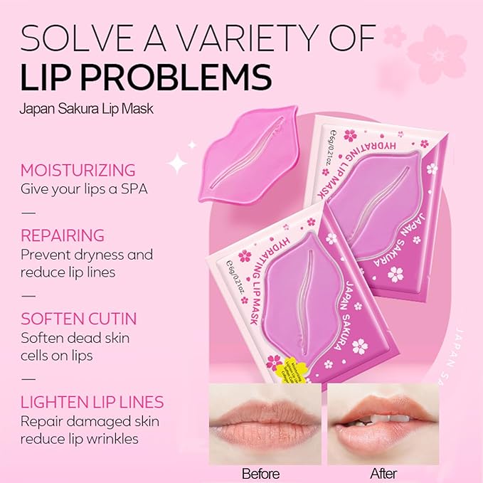 Skincare Set for Teenage Girls, Japan-Sakura Skin Care Products Set, Skin Care Sets & Kits, Cleanser, Toner, Serum, Cream, Sleep Mask,Eye Mask,Mud Mask,Lip Mask Beauty Products Daily Face Care 24PCS-Velvo Beauty