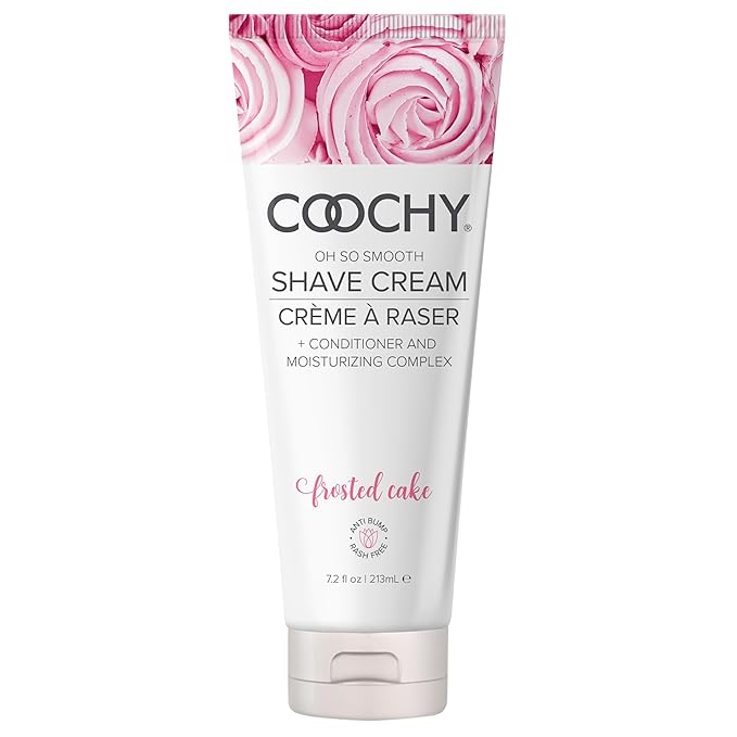 Coochy Shave Cream - Moisturizing Shave Lotion - Gentle Intimate Shaving Cream - For Bikini Area, Underarms, Legs & More - Rash-Free, Hydrating Formula - 12.5 oz, Frosted Cake-Velvo Beauty