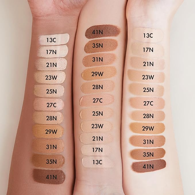 AGE20'S Signature Essence Pact SPF 50+ | Pack of 1 | 29W CARAMEL | Cream Foundation, Dewy Finish, Natural Coverage | Korean Cushion Foundation-Velvo Beauty