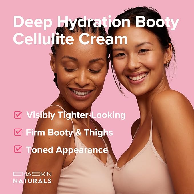 Enaskin Naturals Anti Cellulite Cream: Skin Firming and Tightening Lotion for Booty, Legs & Belly - Lifting Body Mask for Women Loose Skin, Lift & Firm Moisturizing Bum Bum Care-Velvo Beauty
