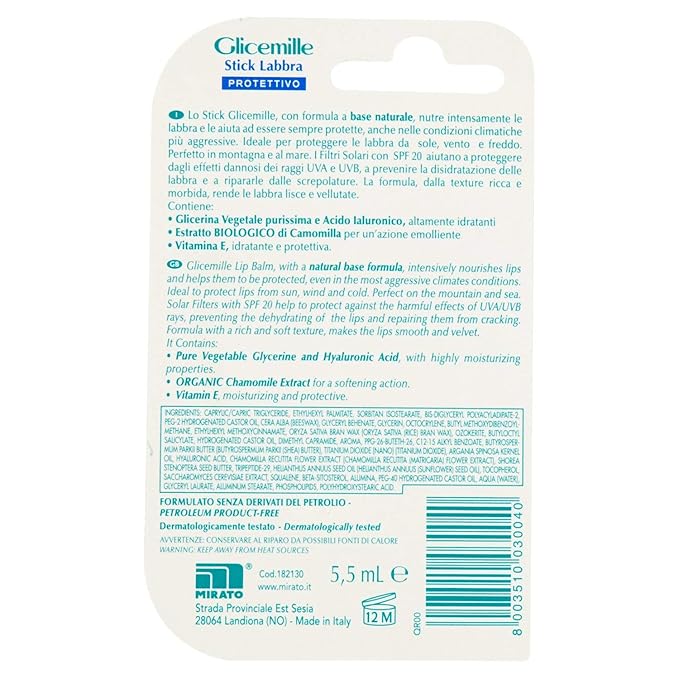 Stick Labbra Protettivo SPF20 5,5 ml-Velvo Beauty