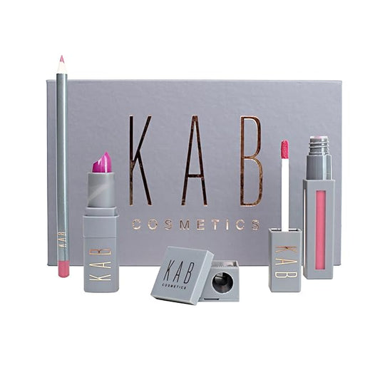 KAB Cosmetics Lip Kit (Red Velvet)-Velvo Beauty