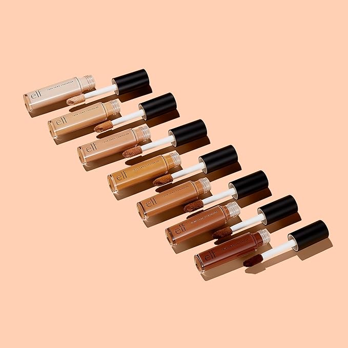 e.l.f. 16HR Camo Concealer, Full Coverage, Highly Pigmented Concealer With Matte Finish, Crease-proof, Vegan & Cruelty-Free, Light Peach, 0.203 Fl Oz-Velvo Beauty