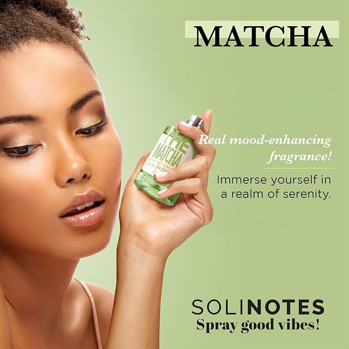SOLINOTES Matcha Tea Perfume for Women - Eau De Parfum | Delicate Floral and Soothing Scent - Made in France - Vegan - 1.7 fl.oz-Velvo Beauty