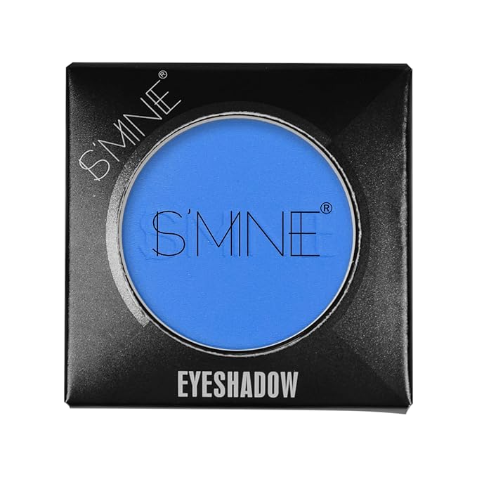 IS'MINE Single Blue Matte Eyeshadow Powder Palette High Pigment, Longwear, Intense Color Best Blue Eyeshadow-Velvo Beauty