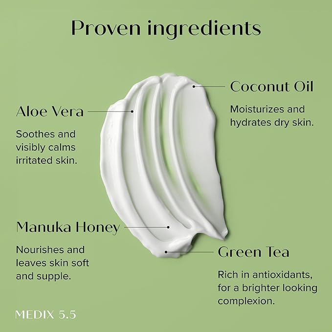 MEDIX Coconut Body Lotion + Manuka Honey Cream | Natural Coconut Oil Lotion For Women & Men | Moisturizer Cream Body Butter Skin Care Balm For Stretch Marks, Cellulite, & Dry Skin, 15 Fl Oz-Velvo Beauty
