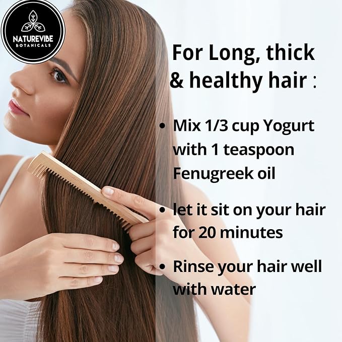 Naturevibe Botanicals Fenugreek Oil 32 Ounces | 100% Pure and Natural | Great for Skin Care and Hair Care-Velvo Beauty