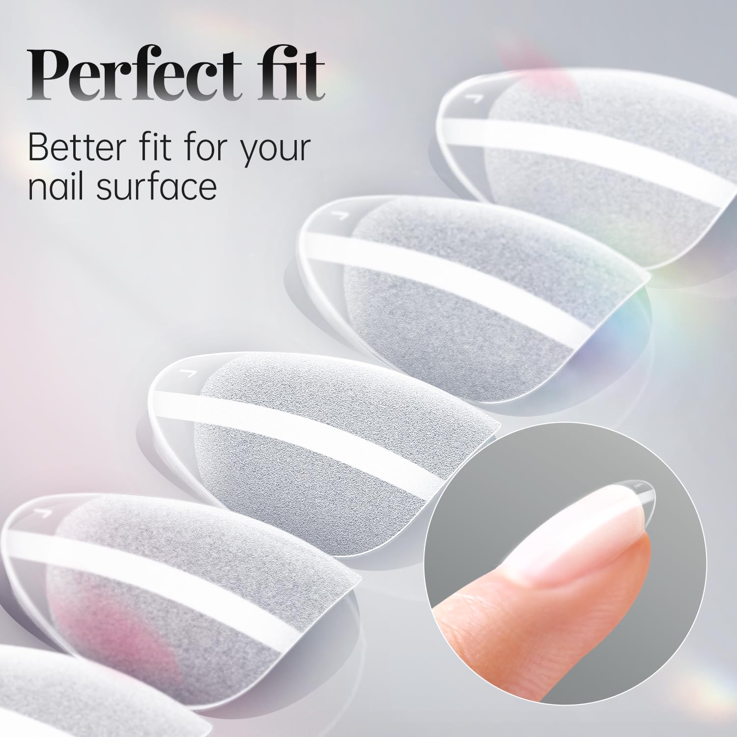 krofaue 3 Styles Short Nail Tips Kit - 720PCS Half Matte Coffin, Almond, Square Fake Nails Full Cover Press on Extension for Soft Gel Tips Set Art DIY Home-Velvo Beauty