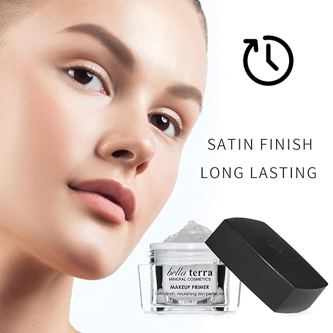 Bellaterra Cosmetics Makeup Primer – Hydrating Gel Base for Delicate & Mature Skin – Vegan, Fragrance-Free Formula – Seamless Texture, Works with Liquid & Powder Foundation or Tinted Moisturizers-Velvo Beauty