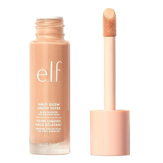e.l.f. Halo Glow Liquid Filter, Complexion Booster For A Glowing, Soft-Focus Look, Infused With Hyaluronic Acid, Vegan & Cruelty-Free, 3 Light/Medium-Velvo Beauty