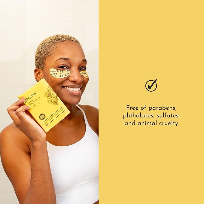 Bolden Awake Under Eye Patch | Eye Mask For Dark Circles, Puffiness & Discoloration | Brightening Eye Pads With Niacinamide, Alpha Arbutin, Tranexamic Acid & Vitamin C | 10 Pairs-Velvo Beauty