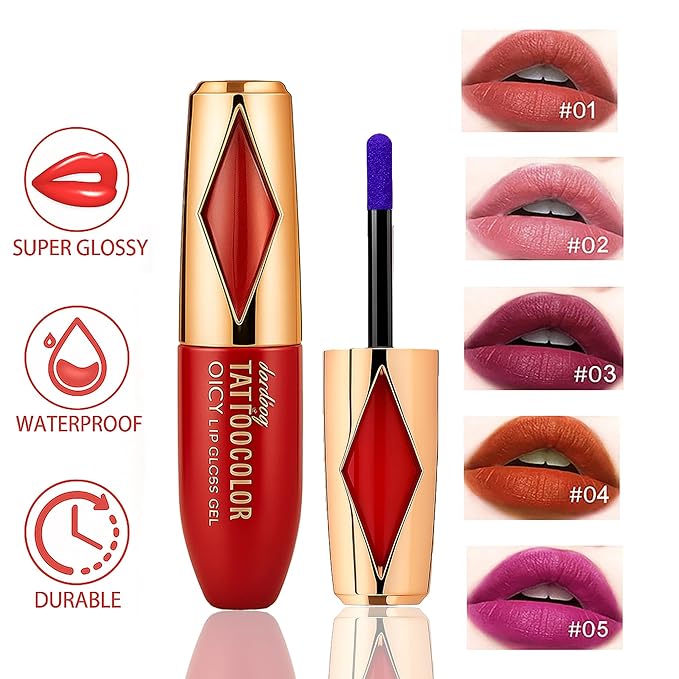 Peel Off Lip Stain -Lip Stain Peel Off Masque - Long Lasting, Waterproof and Transfer Proof Nude Lip Tint, Matte Finish Peel Off Makeup (04 First Kiss Stain)-Velvo Beauty