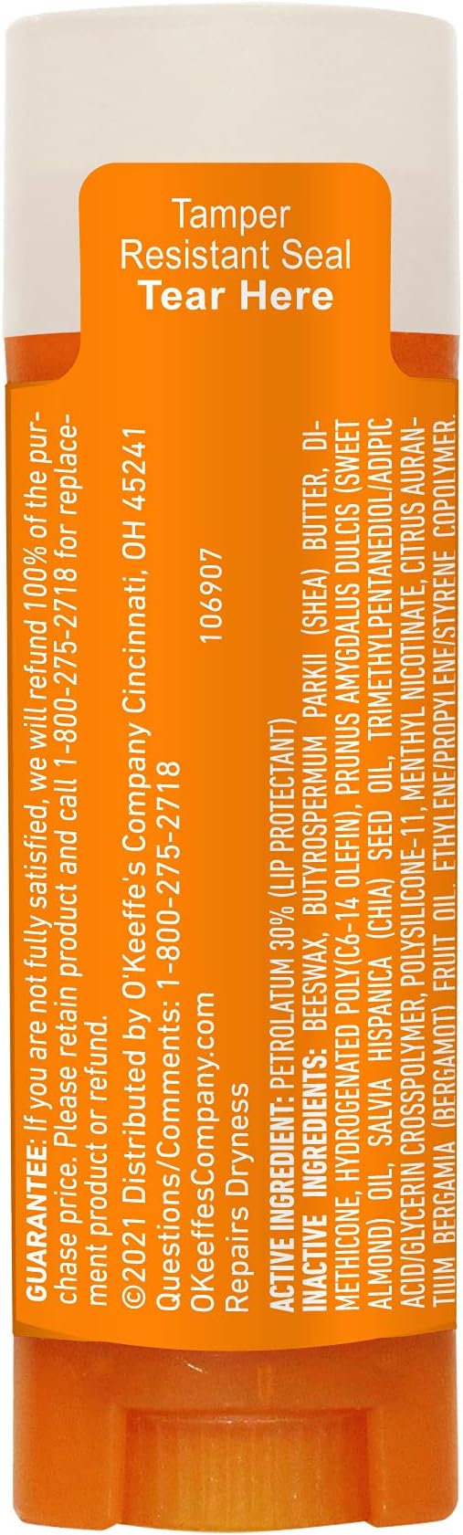 O'Keeffe's Medicated Lip Repair Seal & Heal Lip Protectant, Stick, (Pack of 2)-Velvo Beauty