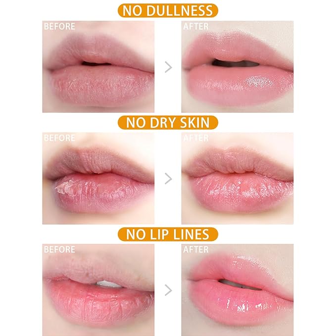 2PCS Bee Lip Balm Honey Pot, Honey Strawberry Lip balm Lip Mask with Stick, Moisturizing Lip Sleeping Mask Day & Night Lip Care - Hydrate Repair Prevent Dry Cracked Exfoliate (Honey & Strawberry)-Velvo Beauty