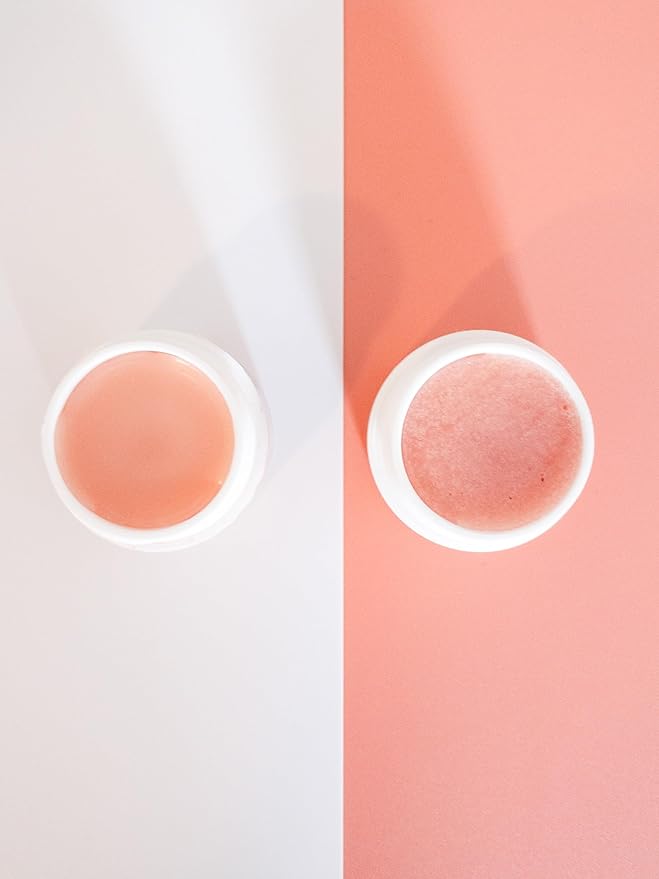 100% Natural Lip Balm and Lip Scrub Duo - Intensive Lip Care Therapy for Dry and Chapped Lips - Made with Cranberry Butter - 100% Vegan-Velvo Beauty