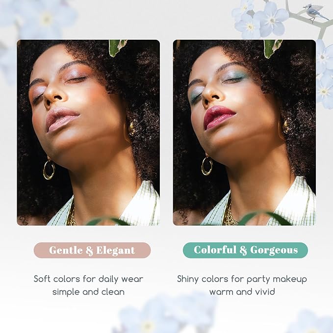 Color Nymph Beginner Makeup Kits For Teens With Train Case Included Full Makeup Kit Eyeshadow Palette Blushes Bronzer Highlighter Lipstick Brushes Mirror (Green)-Velvo Beauty