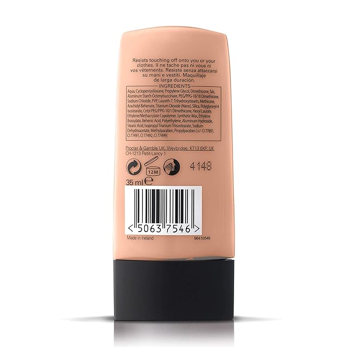 Max Factor, Long Lasting Performance No.106, Natural Beige, Foundation, 1.1 Ounce-Velvo Beauty