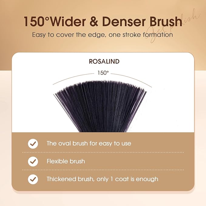 ROSALIND 8 PCS Dehydrator Nail Primer and Top & Base Coats Kit, Nail Strengthening System Superior Protein Bonding, Fast Air Dry for Acrylic Powders Nail Gel Polish-Velvo Beauty