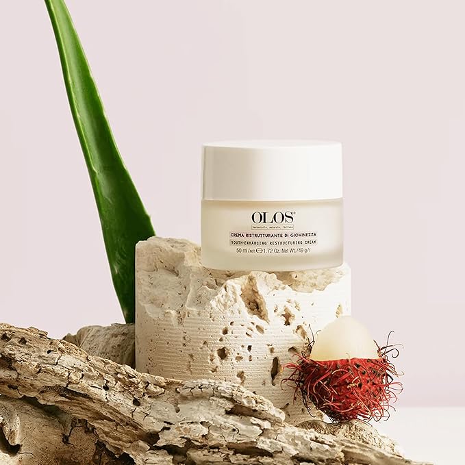 OLOS Youth-Enhancing Restructuring Cream - Anti-Aging Face Moisturizer - Face Lotion with Aloe and Shea Butter - Collagen Booster Face Cream - 1.7 oz-Velvo Beauty