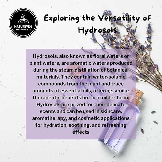 Naturevibe Botanicals Lavender Water 32 Ounces | 100% Pure and Natural | Great for Skin Care and Hair Care-Velvo Beauty