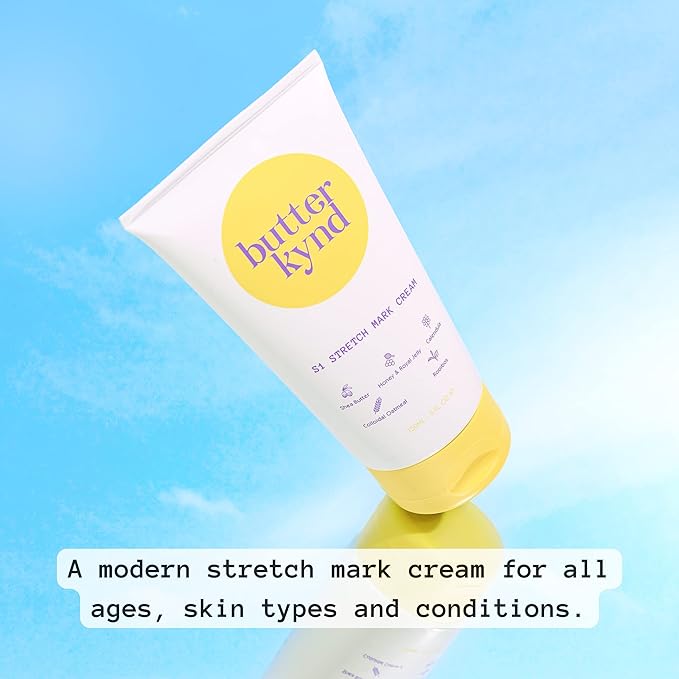 S1 Stretch Mark Cream, 150ml / 5oz, Lightweight Pregnancy Stretch Mark Cream-Velvo Beauty