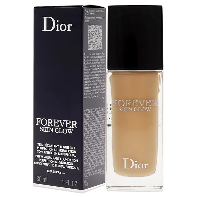 Christian Dior Dior Forever Skin Glow Foundation SPF 20-3N Neutral Glow Foundation Women 1 oz-Velvo Beauty