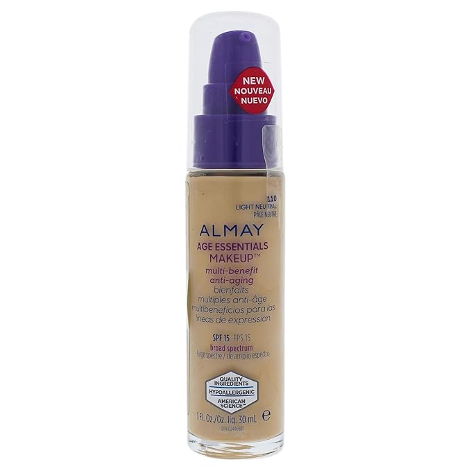 Almay Age Essentials Makeup, Light Neutral-Velvo Beauty