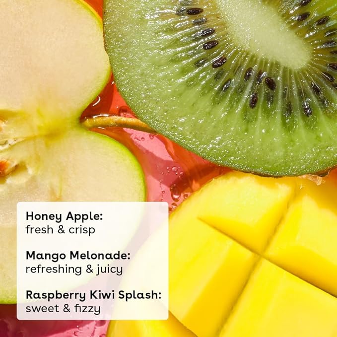 eos Natural Shea Lip Balm, Honey Apple, Coconut Milk & Raspberry Kiwi Splash, All-Day Moisture, Lip Care Products, 0.14 oz, 3-Pack-Velvo Beauty