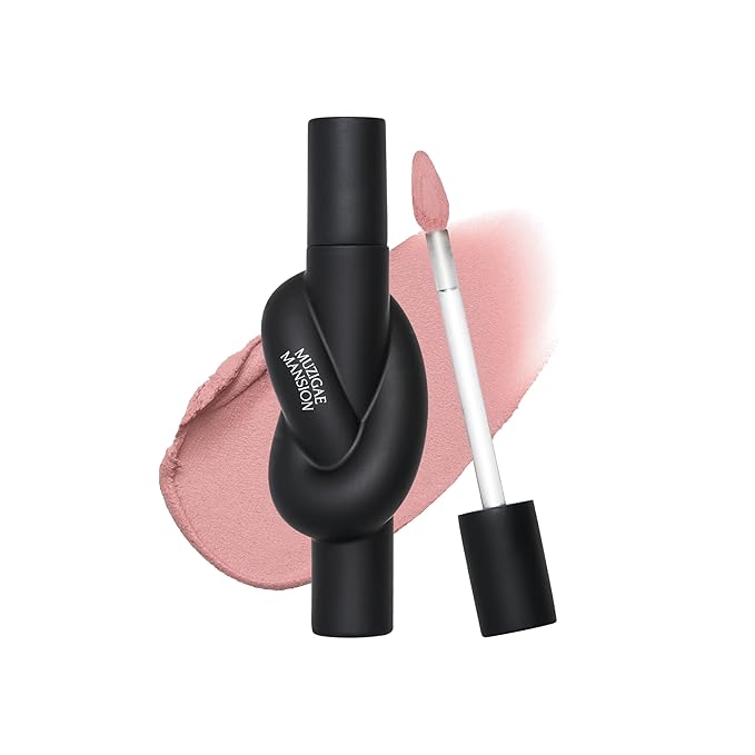 Tie Up Cover Tint - Waterproof & Long Lasting Lip Stain for Women - Korean Base Nude Tint Stick - Kbeauty Matte Gloss - Mood Color Changing (03 PINK STEP, 0.2 Fl oz)-Velvo Beauty