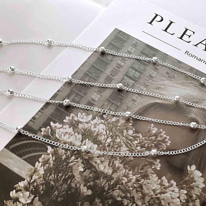 Layered Teardrop Pendant Necklace Teardrop Natural Stone Necklace Teardrop Gemstone Necklace Chain White Teardrop Necklace Choker Gold Satellite Chain Necklace Jewelry for Women and Girls-Velvo Beauty