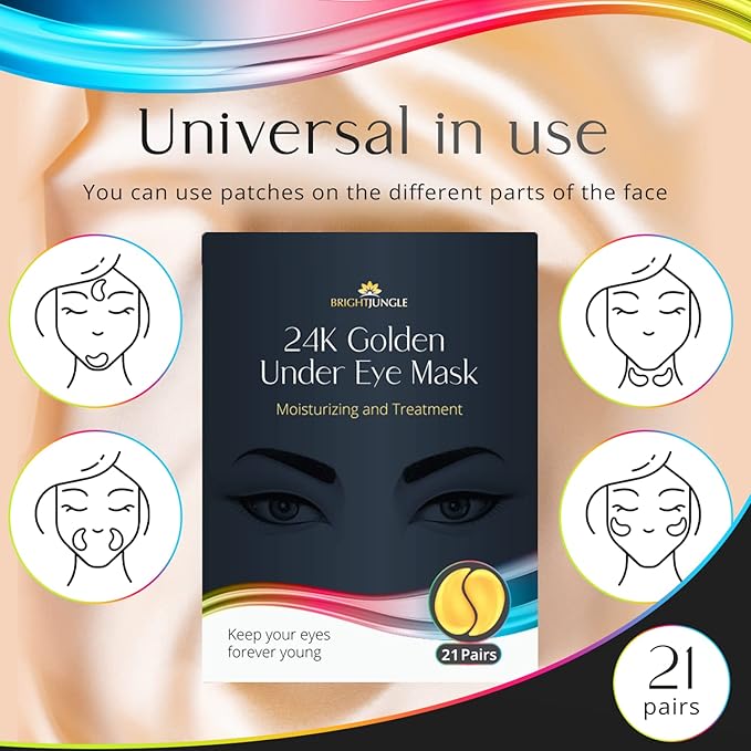 Under Eye Patches - Collagen Eye Pads for Dark Circles and Puffiness, Under Eye Masks for Women, Rich in Nutrients, Peptides, Restores Skin Firmness, Intense Hydration-Velvo Beauty