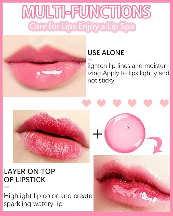 Plumping Lip Glow Oil,Hydrating Tinted Lip Oil Gloss,Transparent Toot Lip Oil Lipgloss,Long Lasting Moisturizing Glow Reviver Lip Care Oil,Glossier Lip Tint Stain Lipstain,Gift for Women(#015 Cherry)-Velvo Beauty