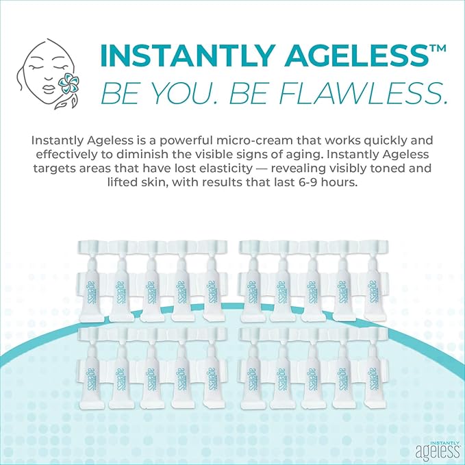 Instantly Ageless Facelift - Instant Eye Bag Remover Puffiness - 20 Vials - Instant Under Eye Bags Remover - Wrinkle Tightener - Instant Wrinkle Remover for Face Instant Lift-Velvo Beauty