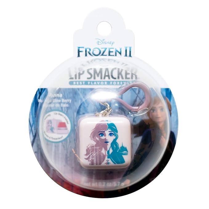 Lip Smacker Disney Frozen 2 Anna Flavored Lip Balm Cube Keychain-Velvo Beauty