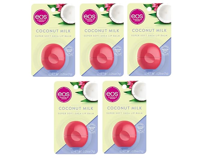 eos Coconut Milk Lip Balm 0.25 Oz. (Pack of 10)-Velvo Beauty