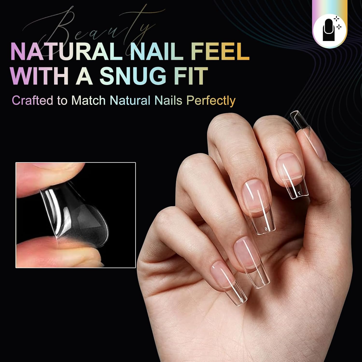 Square Nail Tips Medium Square Gel Nail Tips 240Pcs Pre-Etched Soft Acrylic Nails Tips Half Matte Full Cover False Nail No C Curve for Nail Extension French Nails Manicure Home DIY Salon 12 Sizes Tips-Velvo Beauty