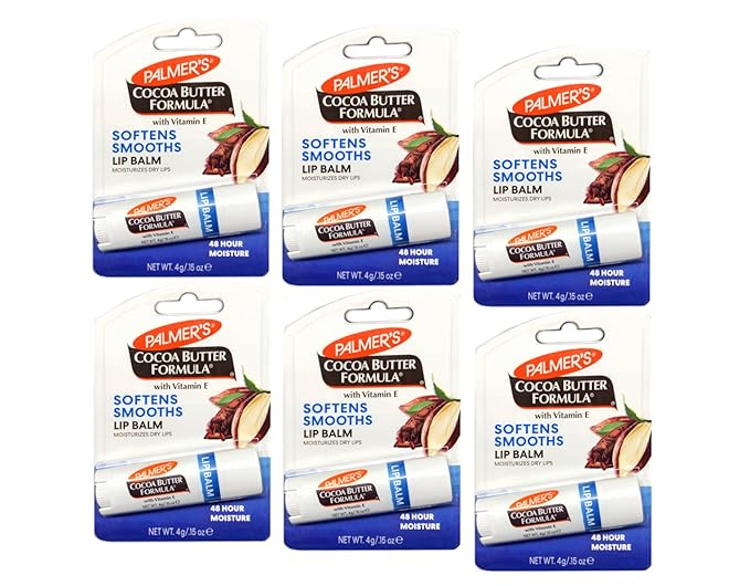 Palmer's Cocoa Butter Formula Moisturizing Lip Balm 0.15 oz (Pack of 6)-Velvo Beauty